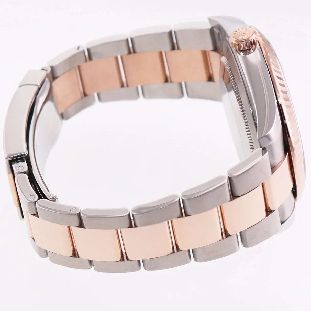 MINT 2022 Rolex DateJust 41 126331 Sundust Everose Gold Two-Tone Oyster Watch Box