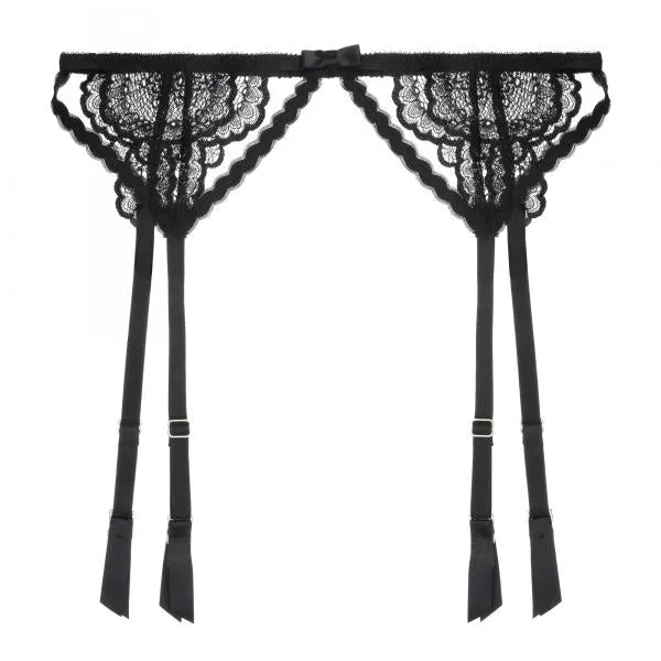Natalia Suspender Belt - Noir -