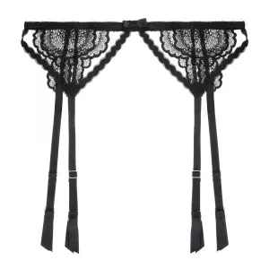 Natalia Suspender Belt - Noir -