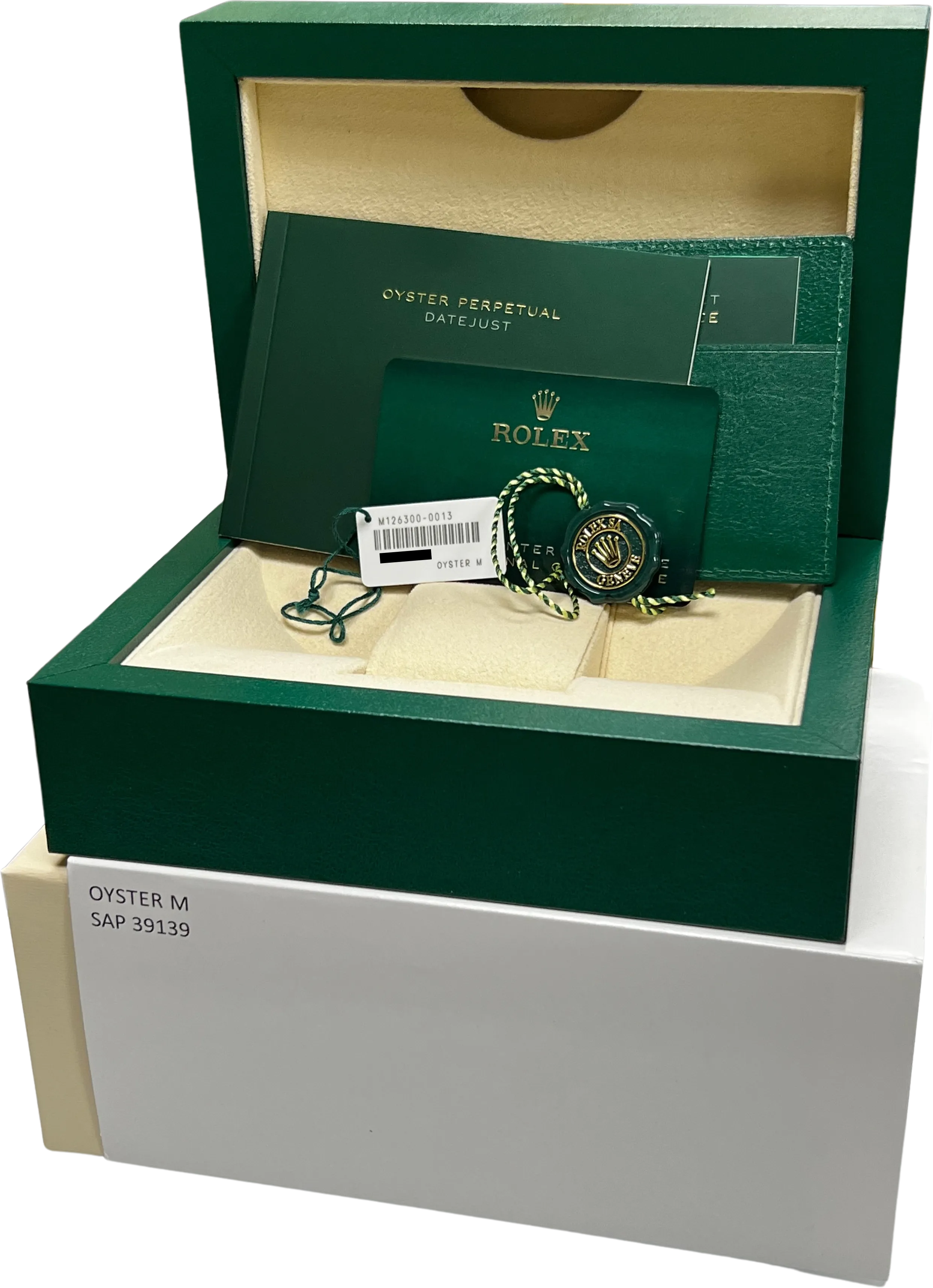 NEW FEB 2023 Rolex DateJust 41 Wimbledon Rhodium Grey 41mm Oyster Watch 126300