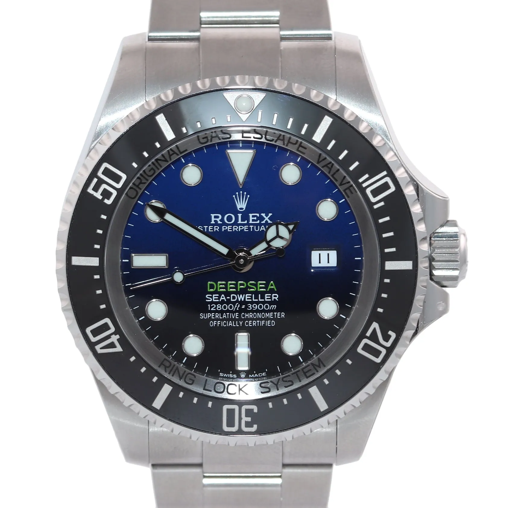 NEW JAN 2021 PAPERS Rolex Sea-Dweller Deepsea Cameron Blue 126660 44mm Watch Box