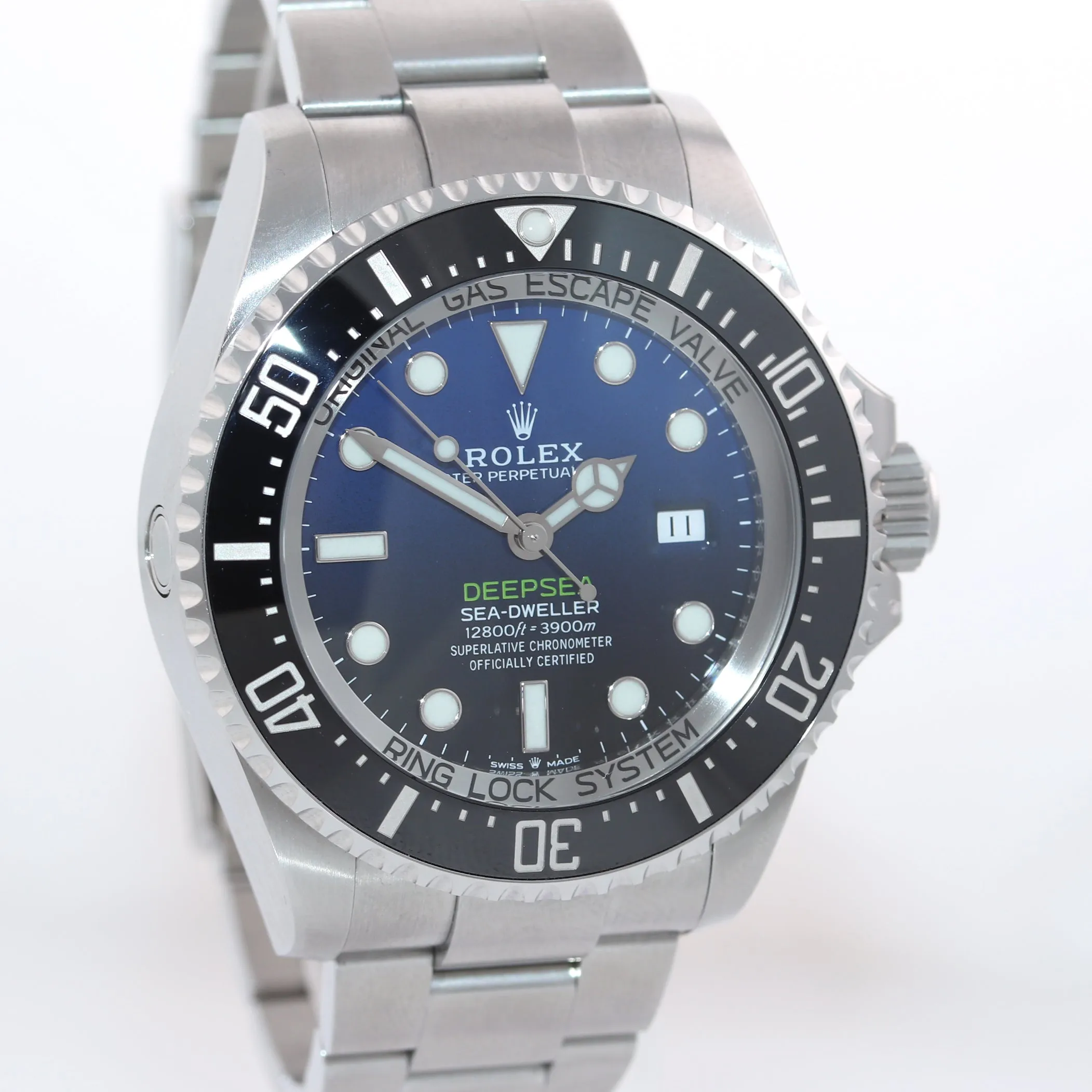 NEW JAN 2021 PAPERS Rolex Sea-Dweller Deepsea Cameron Blue 126660 44mm Watch Box