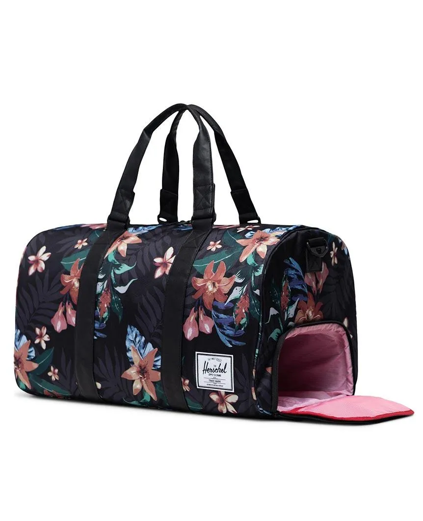 Novel Duffle Summer Floral Black