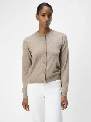 OBJThess Cardigan - Desert Taupe