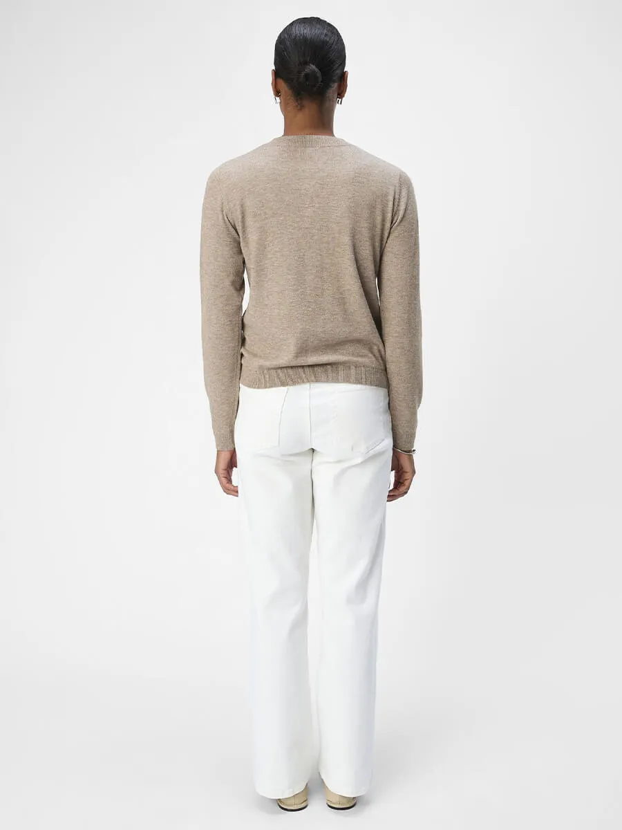 OBJThess Cardigan - Desert Taupe