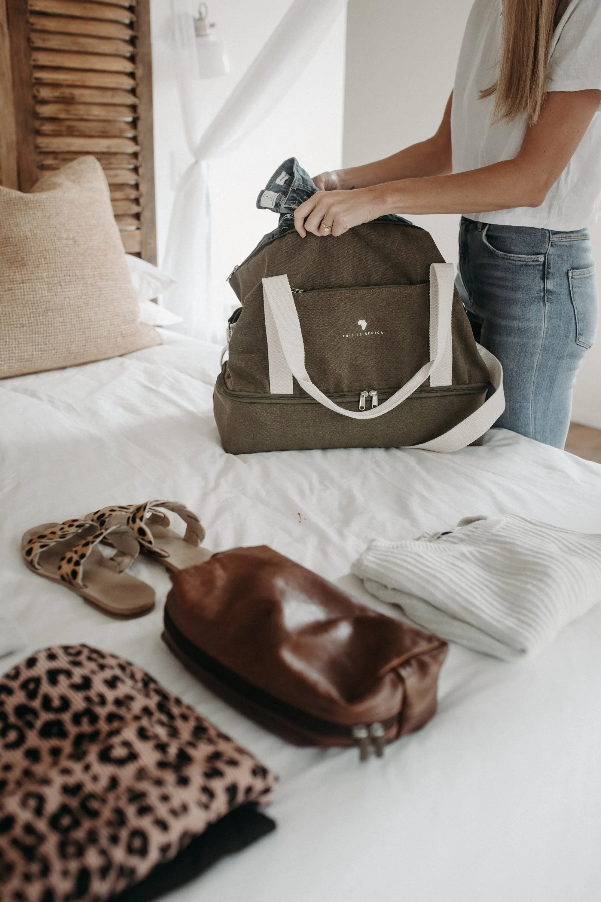 Olive Weekender Bag