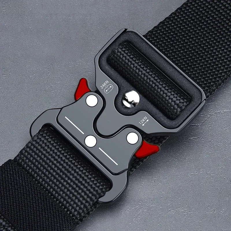 Outdoor Tactical Multi Function Canvas Belt