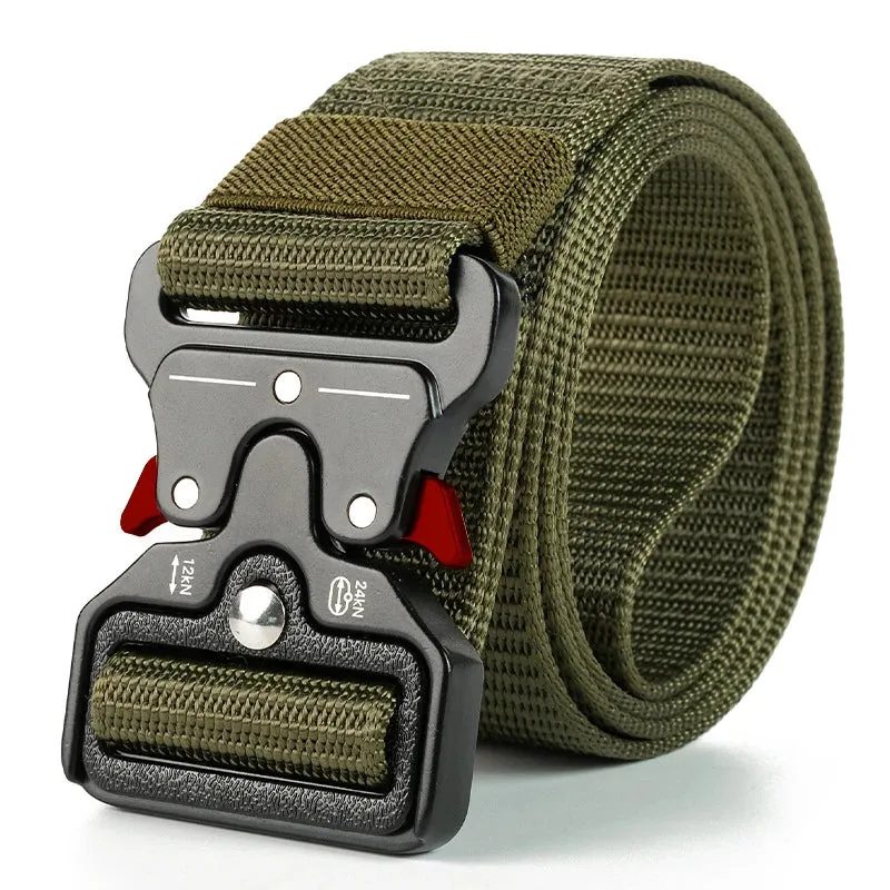 Outdoor Tactical Multi Function Canvas Belt