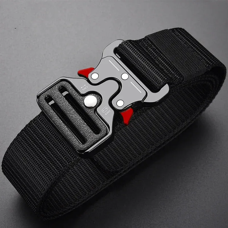 Outdoor Tactical Multi Function Canvas Belt