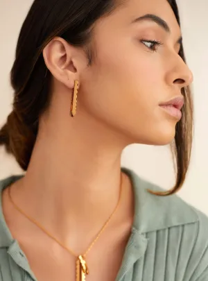 Outhouse   I   OH Epee Rodeo Drive Mini Earrings Brass Gold Accessories  OHAW21EA501