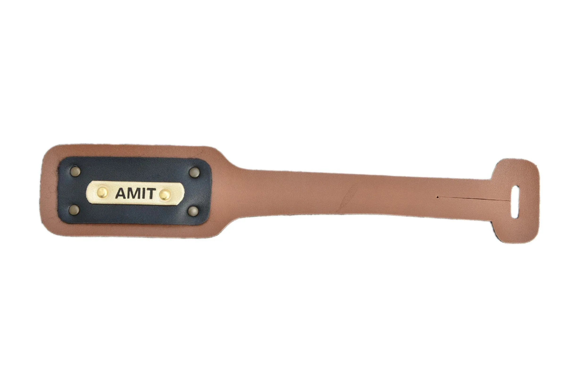 Personalized Luggage Tag - Brown