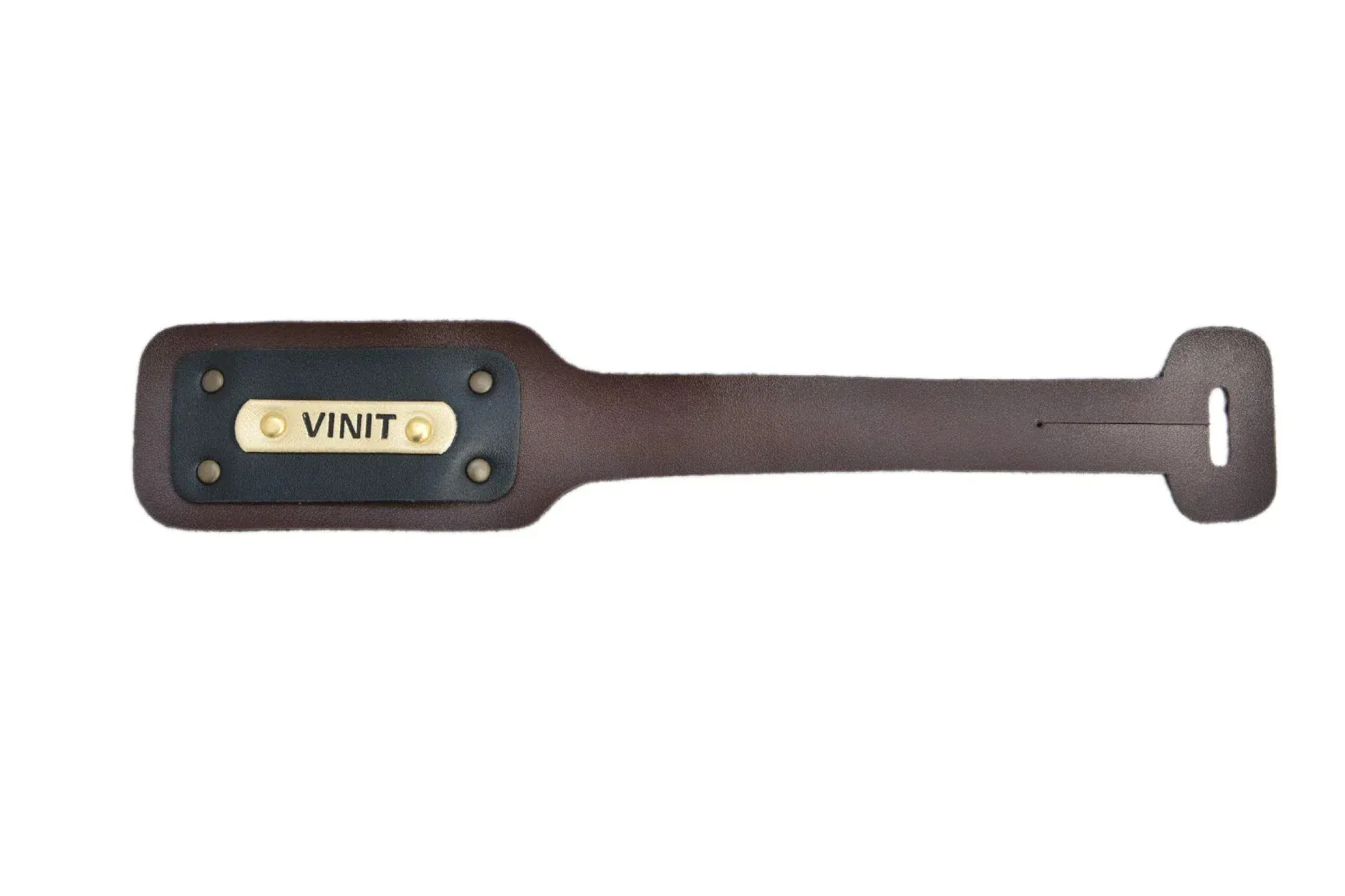 Personalized Luggage Tag - Brown