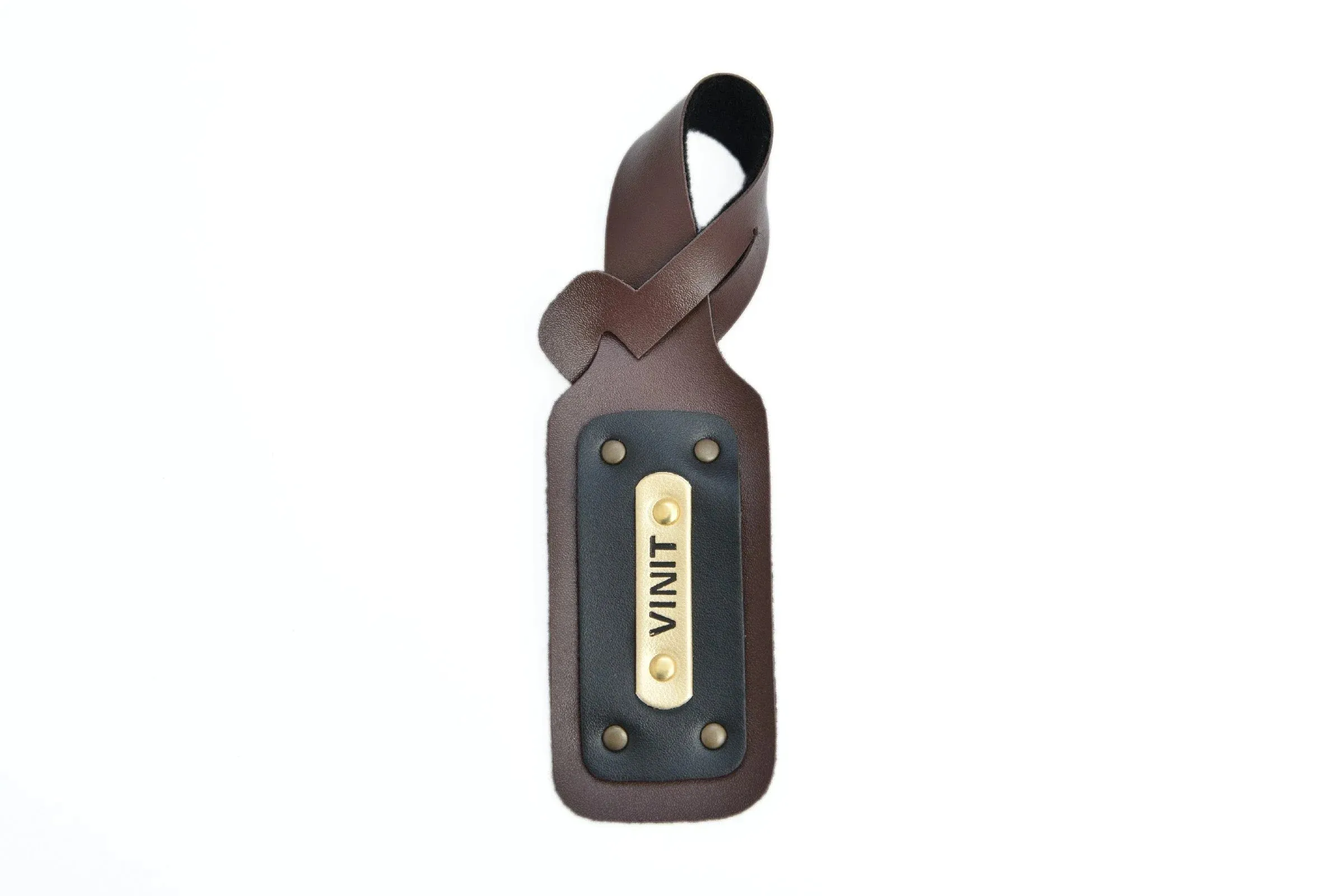 Personalized Luggage Tag - Brown
