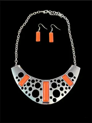 Real Zeal - Orange Necklace - Paparazzi Accessories