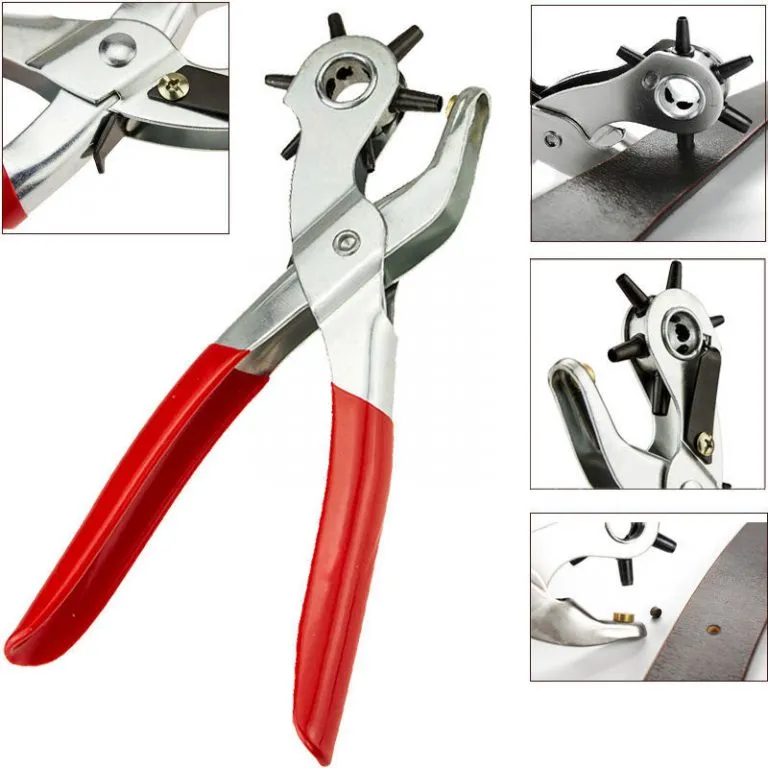 Revolving Leather Hole Punch