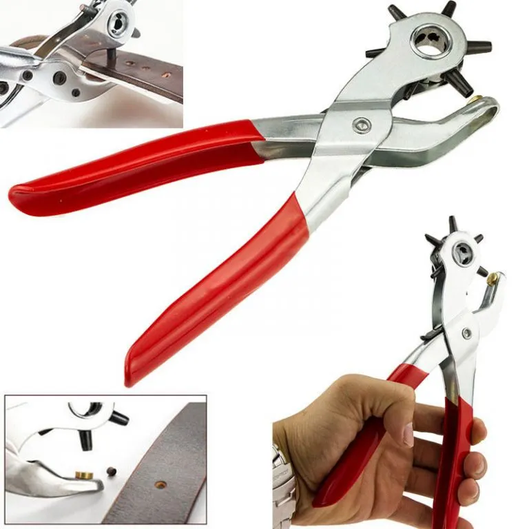 Revolving Leather Hole Punch