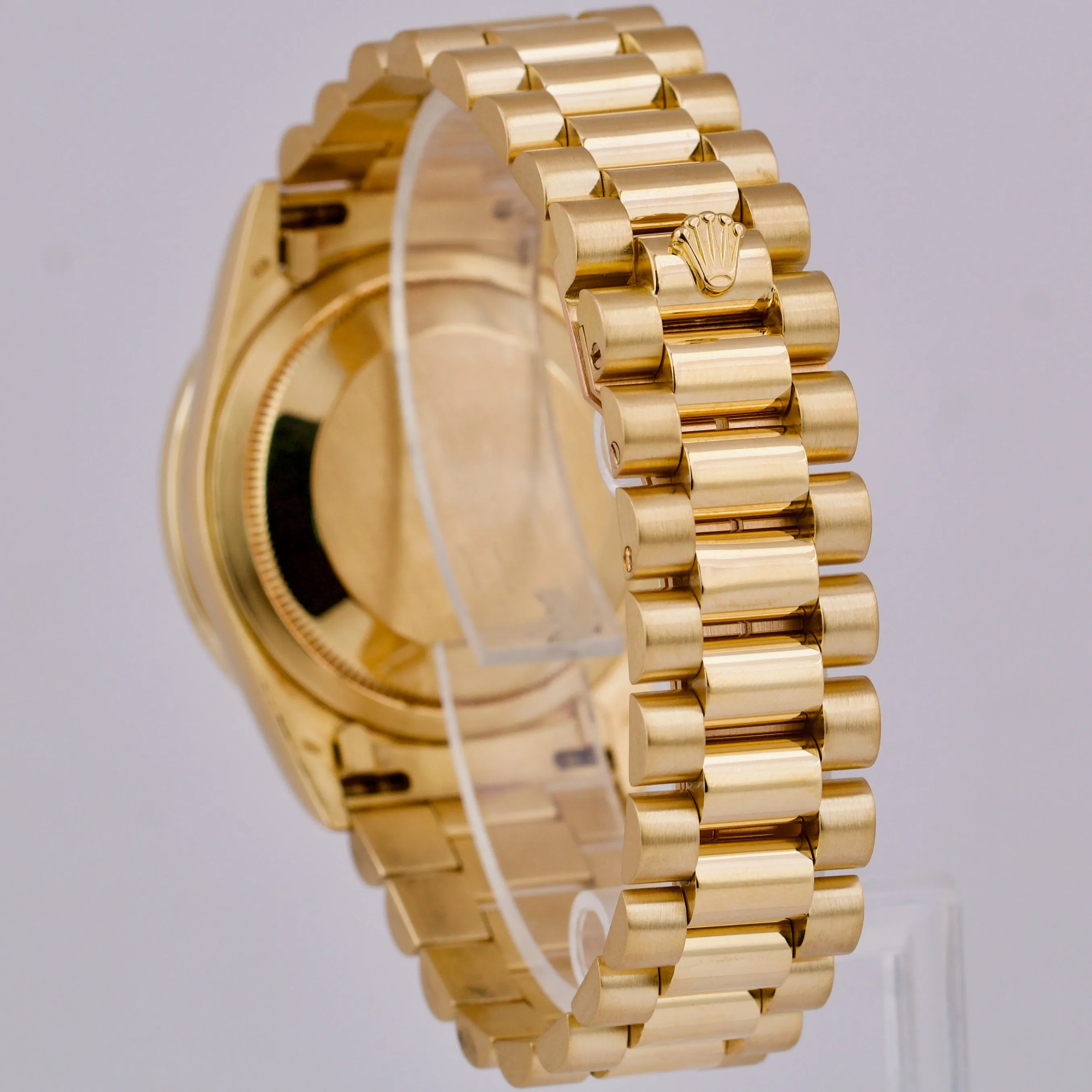 Rolex Day-Date President 36mm DIAMOND RUBY 18K Yellow Gold Quickset Watch 18238