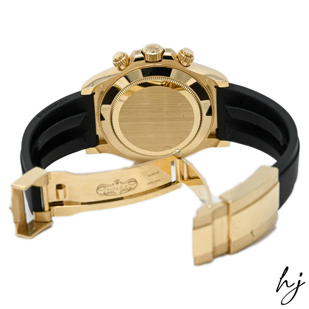 Rolex Daytona 18K Yellow Gold 40mm Champagne Stick Dial Watch Reference #: 116518