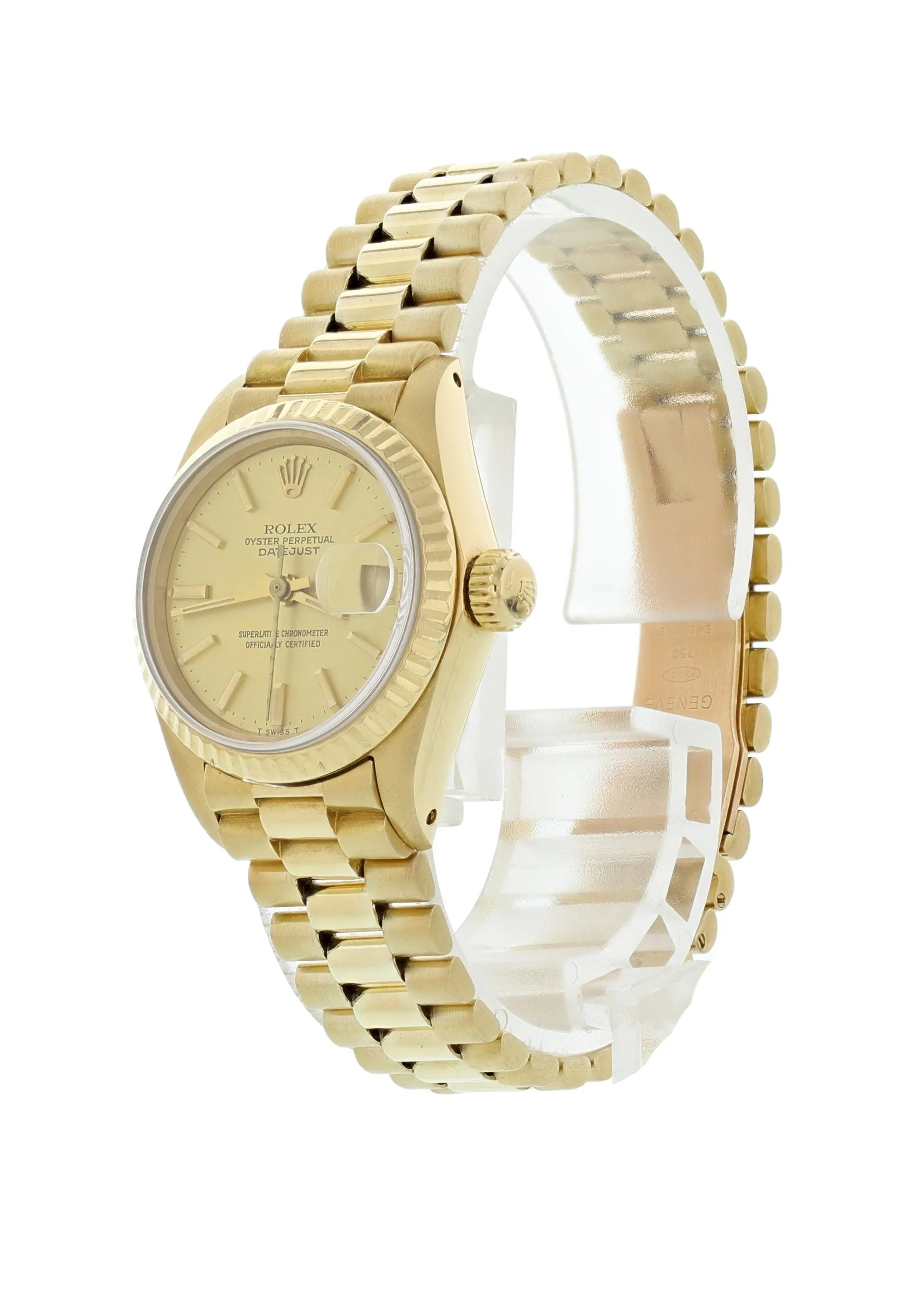 Rolex Oyster Perpetual Datejust 6917 18K Yellow Gold Ladies Watch