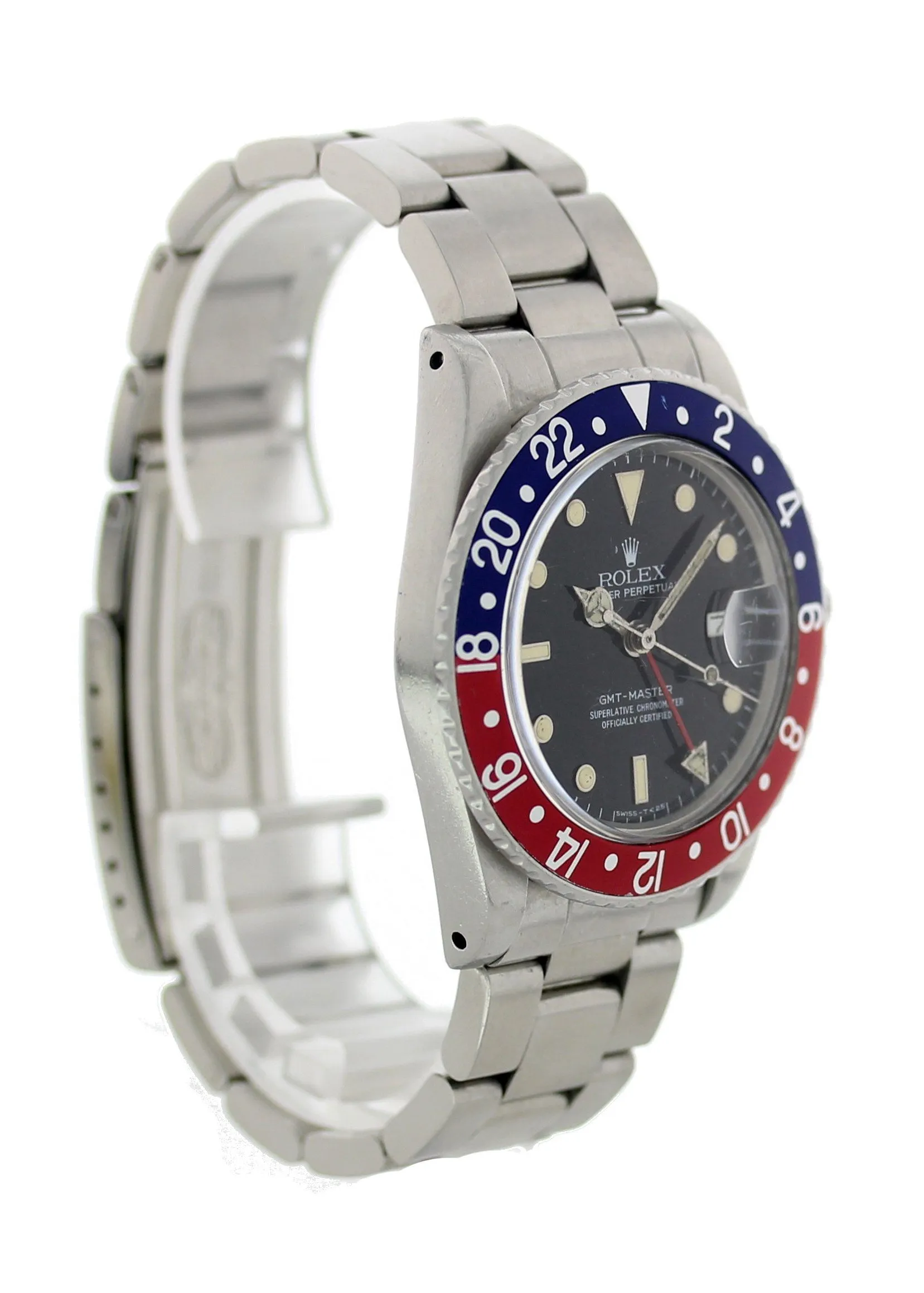 Rolex Oyster Perpetual GMT-Master Pepsi Bezel 16750 Mens Watch