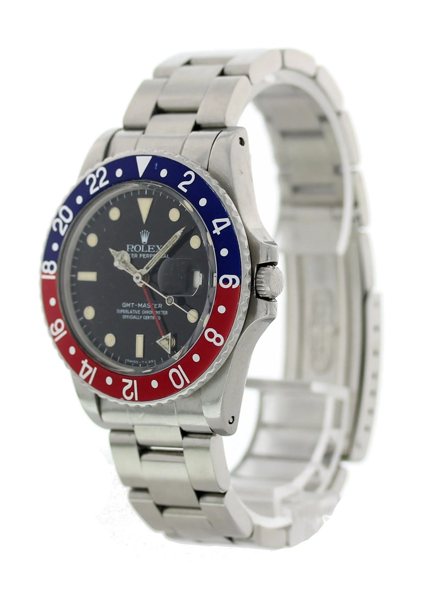 Rolex Oyster Perpetual GMT-Master Pepsi Bezel 16750 Mens Watch