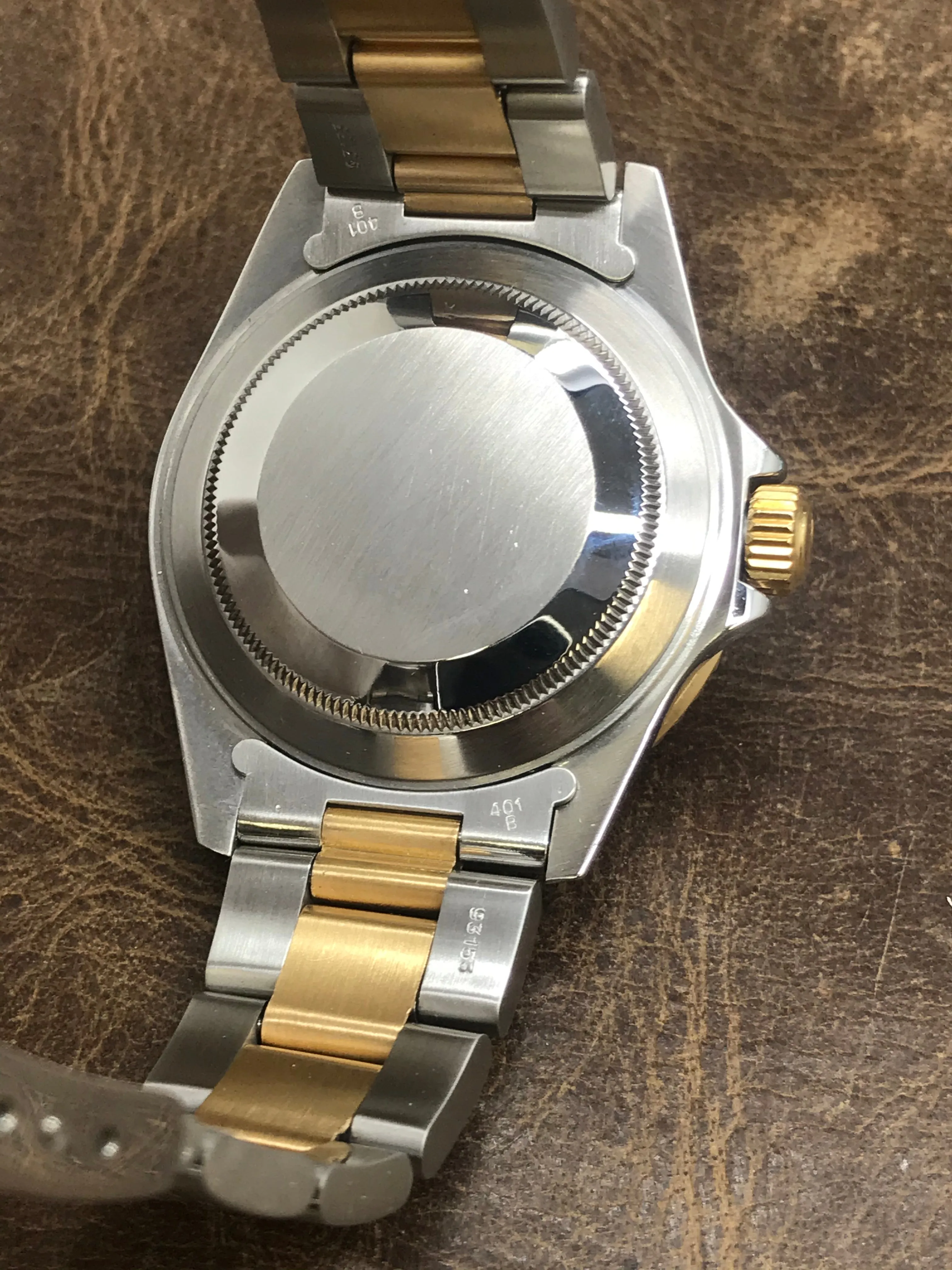 Rolex Submariner Date 16613 Champagne Dial Automatic Men's Watch