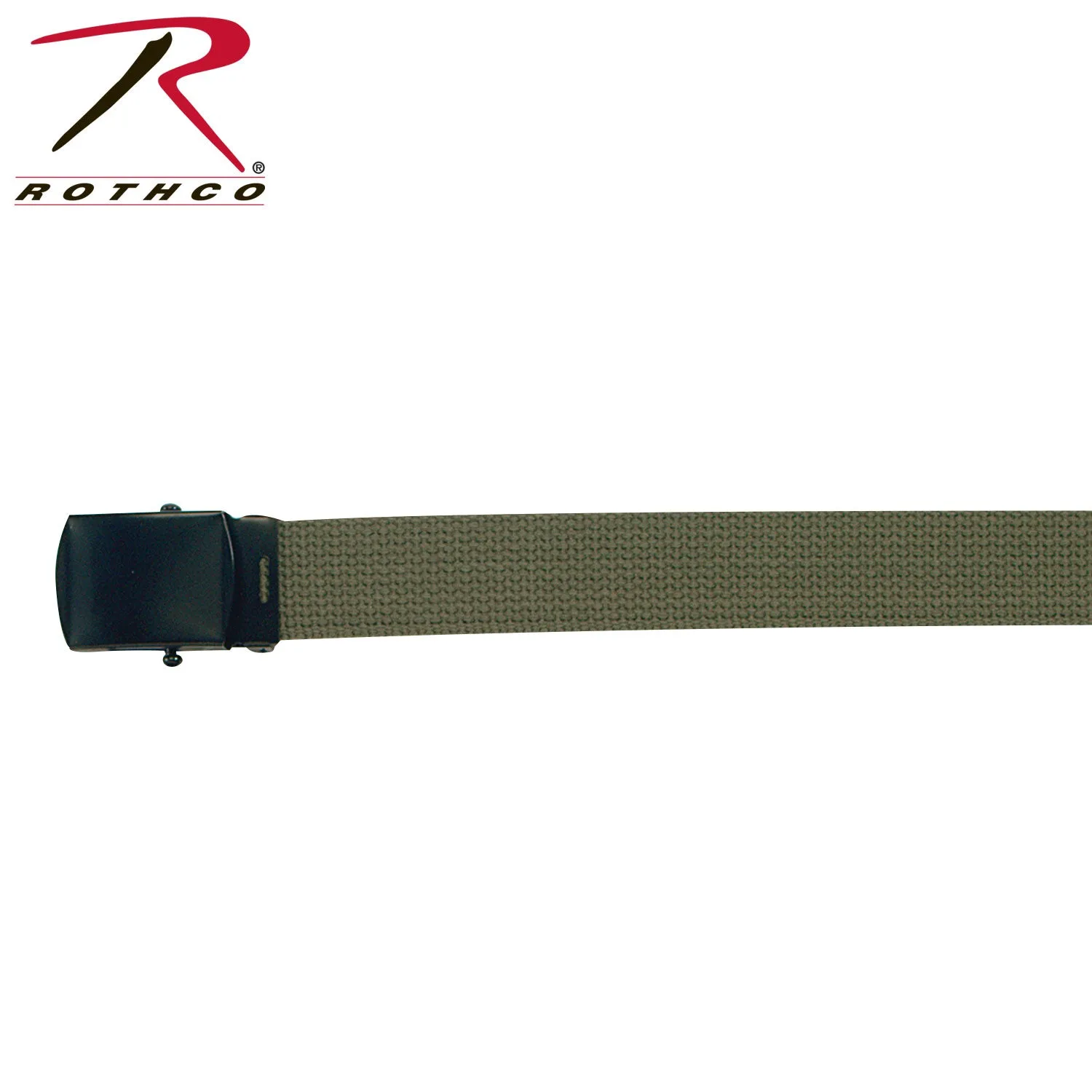 ROTHCO WEB BELTS W/BLACK BUCKLE / 44"