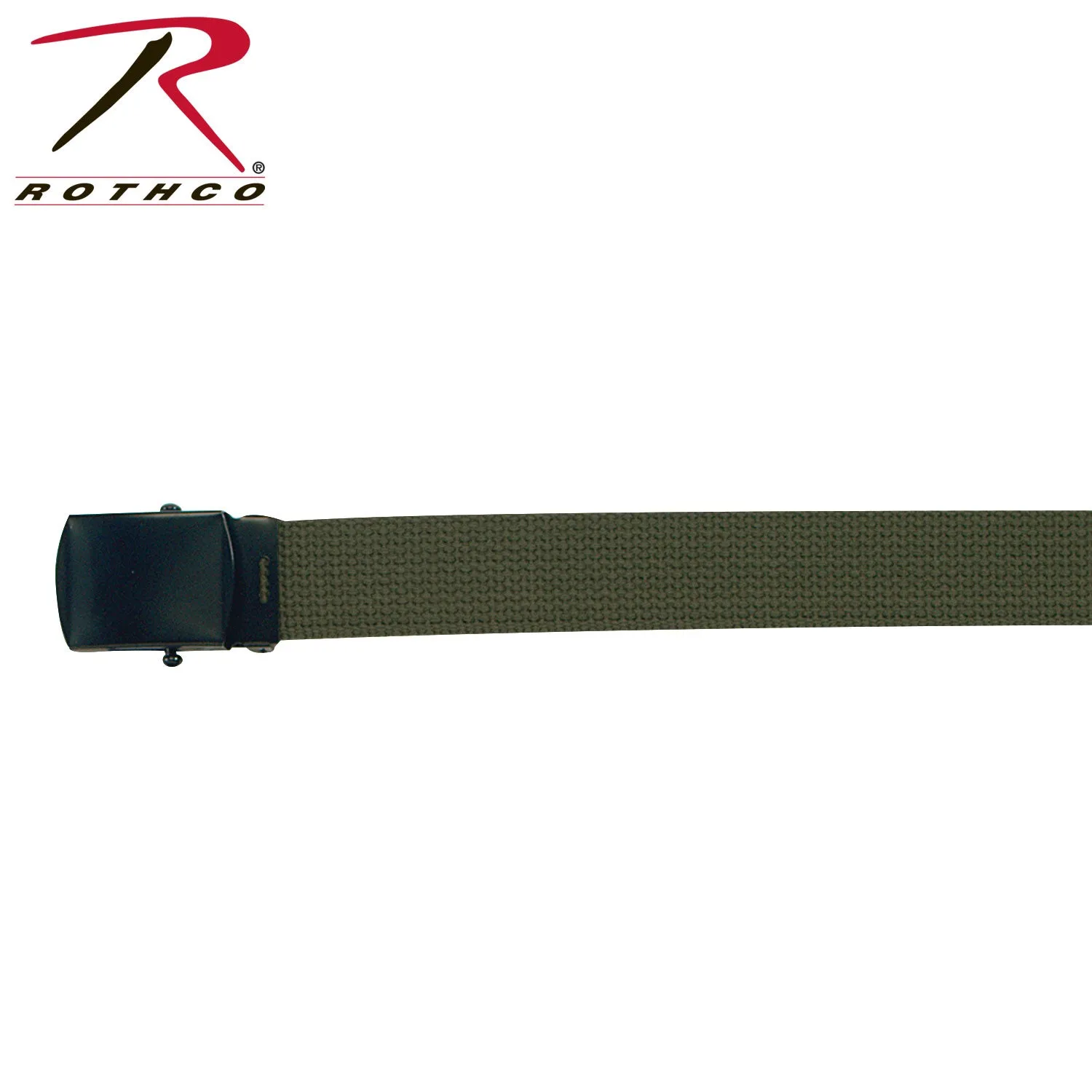 ROTHCO WEB BELTS W/BLACK BUCKLE / 44"