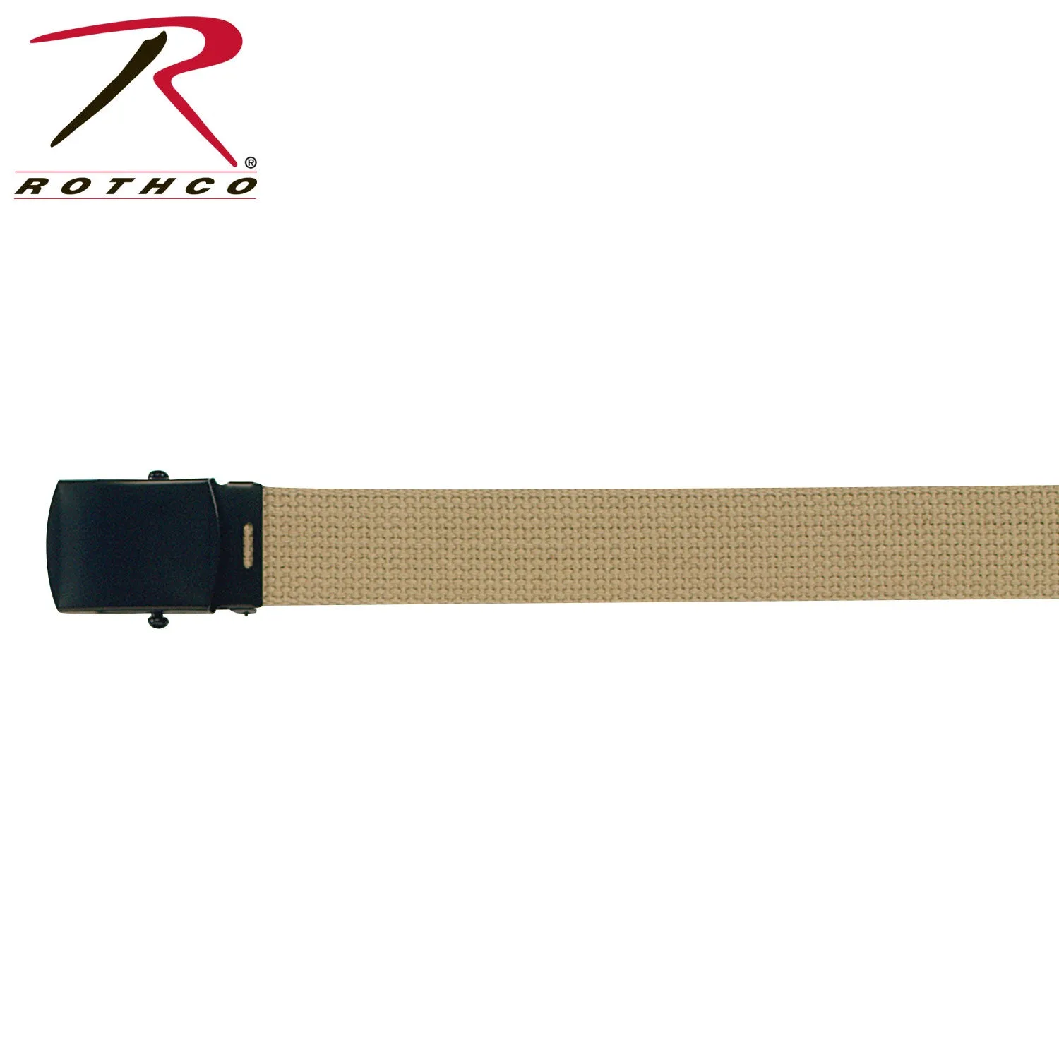 ROTHCO WEB BELTS W/BLACK BUCKLE / 44"