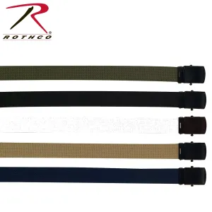ROTHCO WEB BELTS W/BLACK BUCKLE / 44"