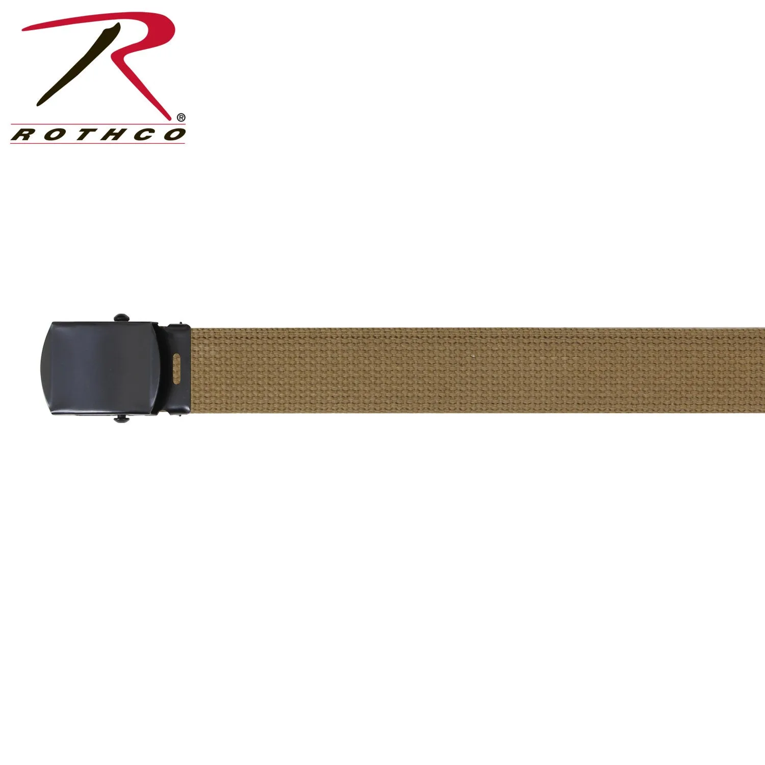 ROTHCO WEB BELTS W/BLACK BUCKLE / 44"