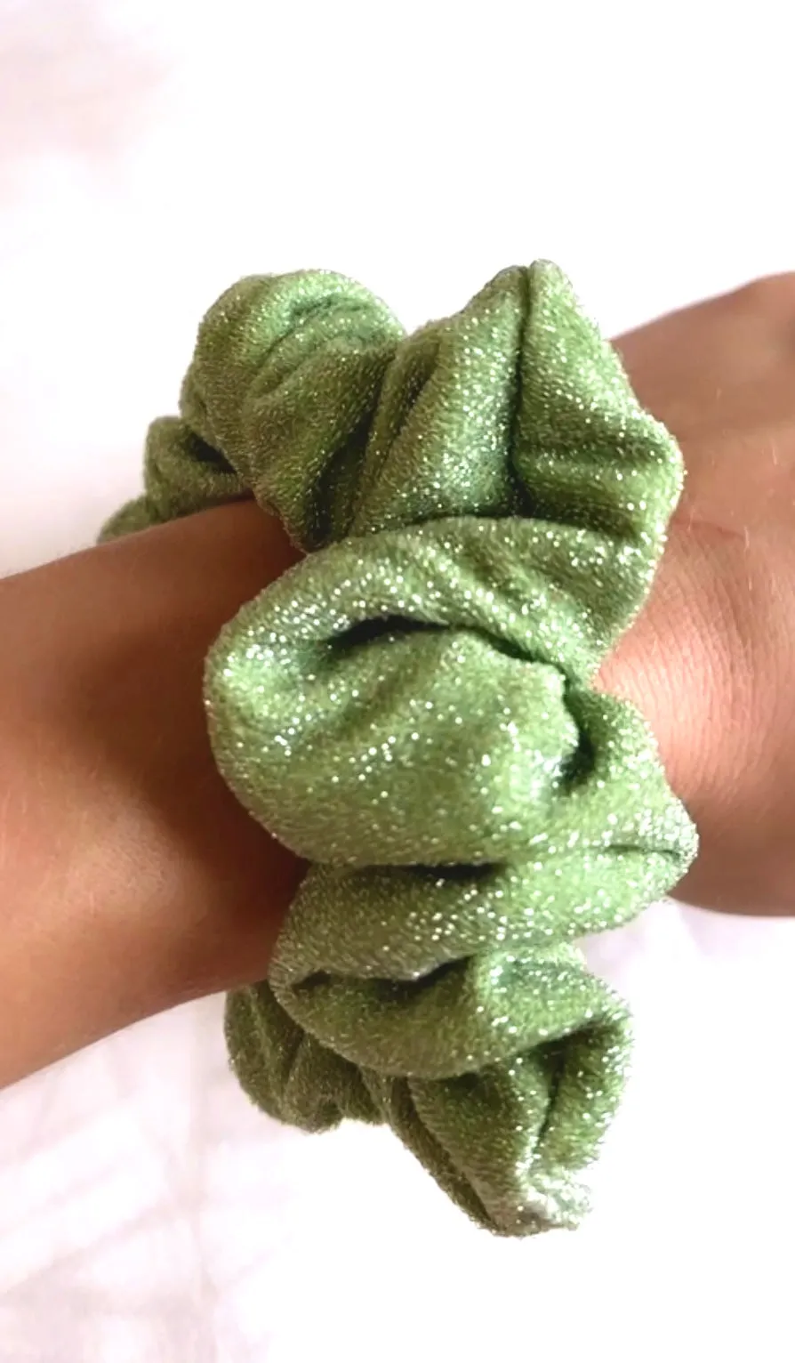 Scrunchie- Matcha Sparkle