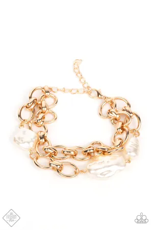 Seaside Sojourn - Gold Paparazzi Accessories