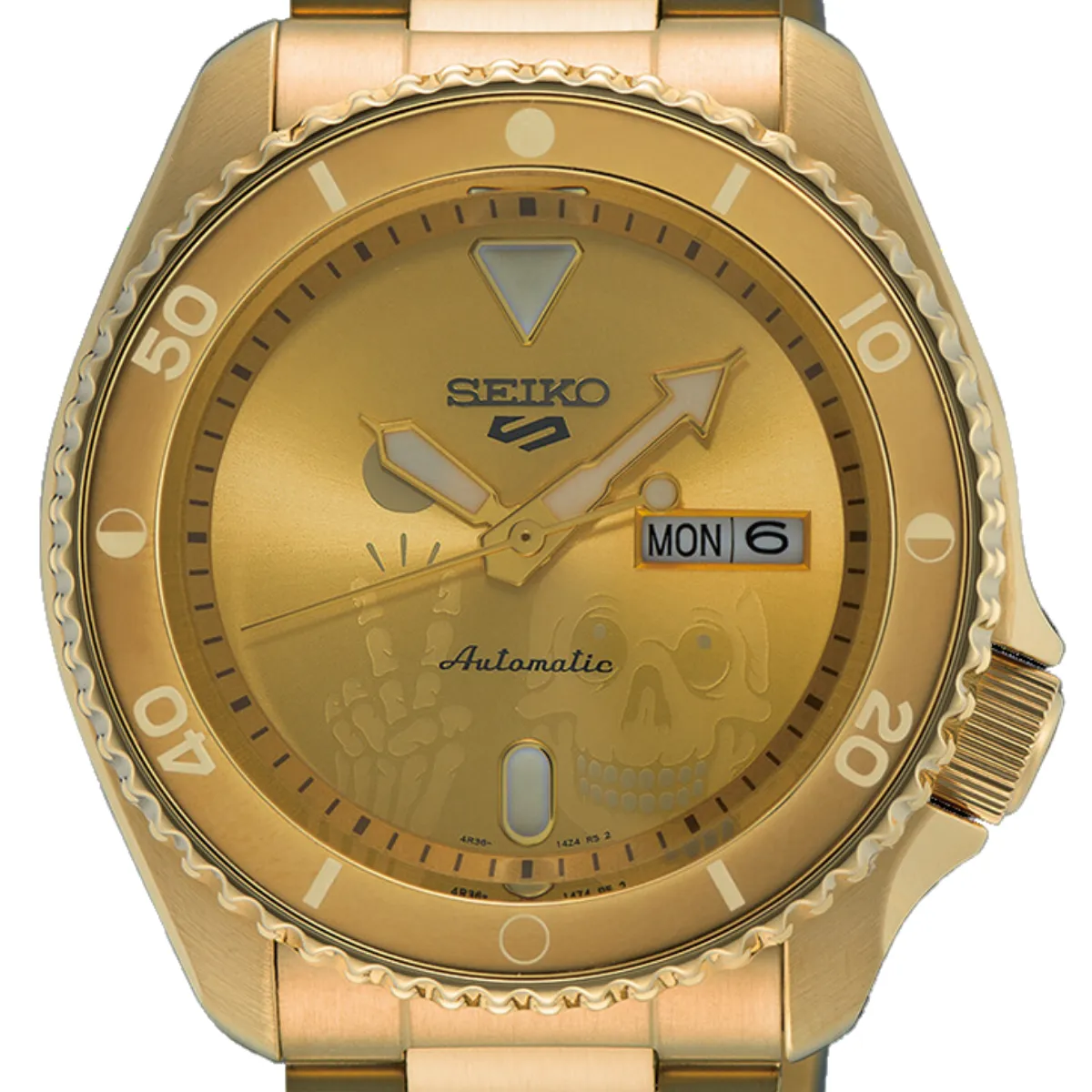 Seiko 5 Sports SRPL26K SRPL26 x Kentaro Yoshida Limited Edition "Sun Moon & Beach" Watch