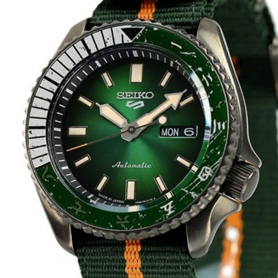 Seiko Rock Lee SRPF73K1 SRPF73 SRPF73K Limited Edition Naruto Sports Watch