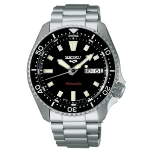 Seiko SRPL85K1: Modern Automatic Sports Watch in Black