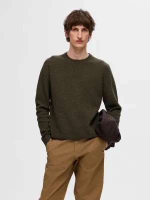 SELECTED | PULLOVER ROSS MIT RUNDHALSAUSSCHNITT | Forestnight