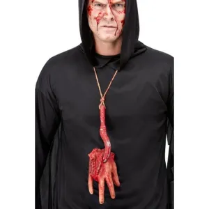 Severed Hand Necklace