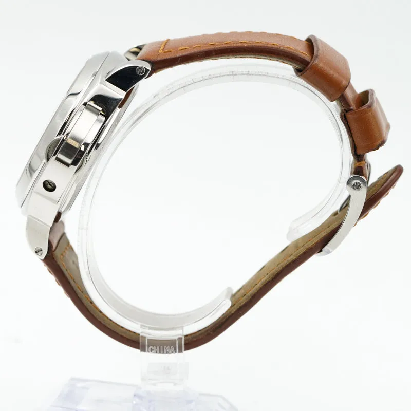 SOLD - 07/20/23 - Panerai Luminor Marina PAM00113 44mm White Dial B&P 2003