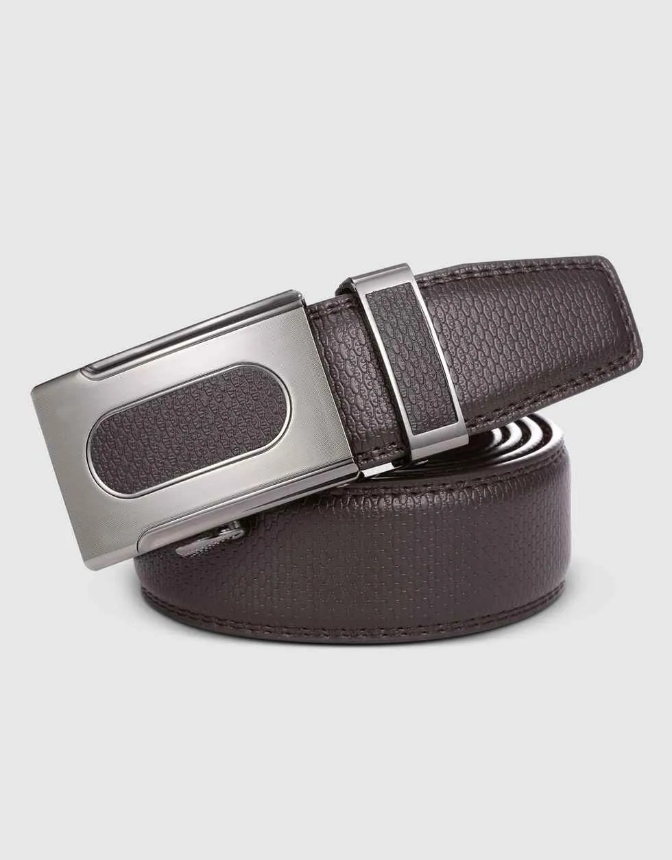 Speckled Metallic Ratchet Belt