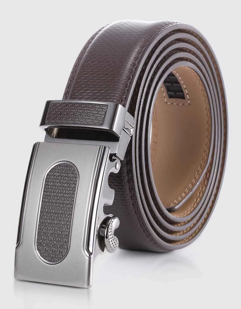 Speckled Metallic Ratchet Belt