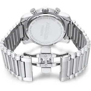 Stainless Steel with Silver Dial Chronos Watch  For Men - Heloisa 76120319