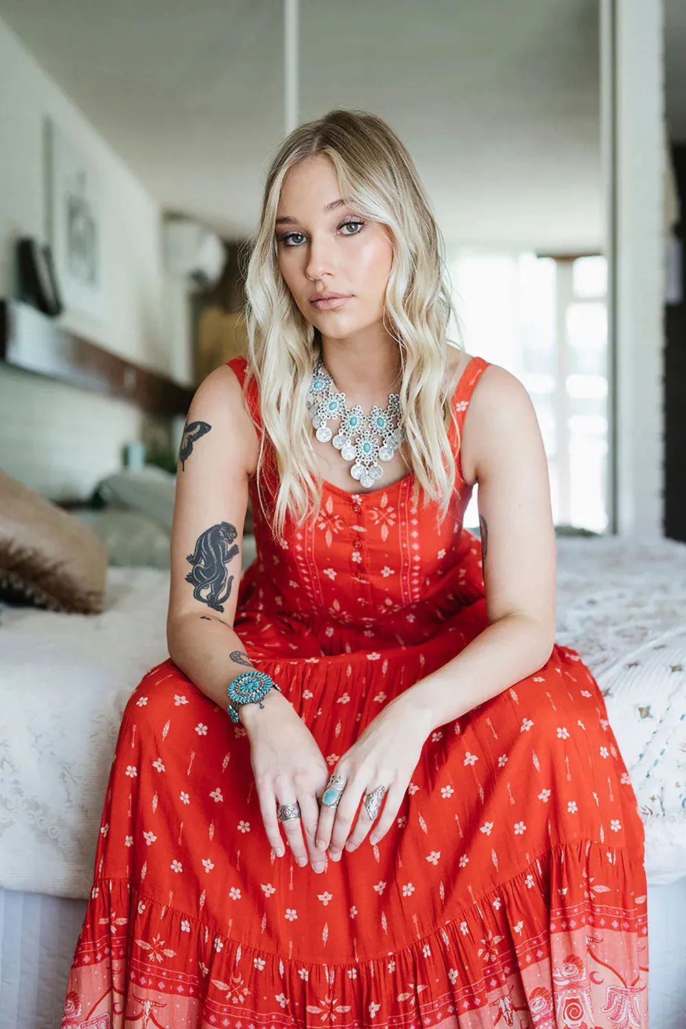Stella and the Gypsies Sundress - Desert Rose - LAST ONE