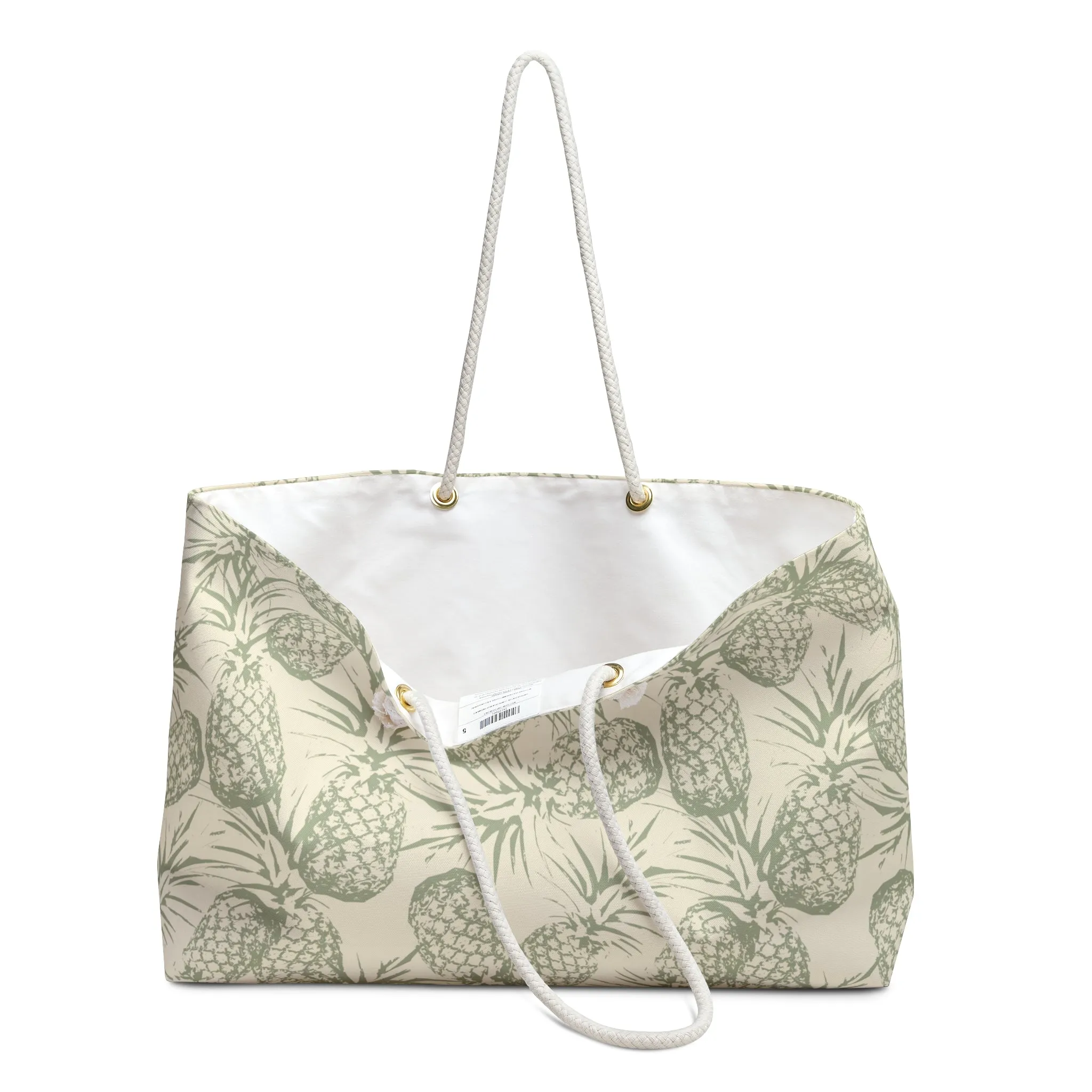 Subtle Pineapples Weekender Bag