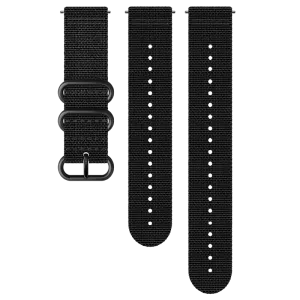 Suunto 24mm Explore 2 Textile Strap Black Black Size M L