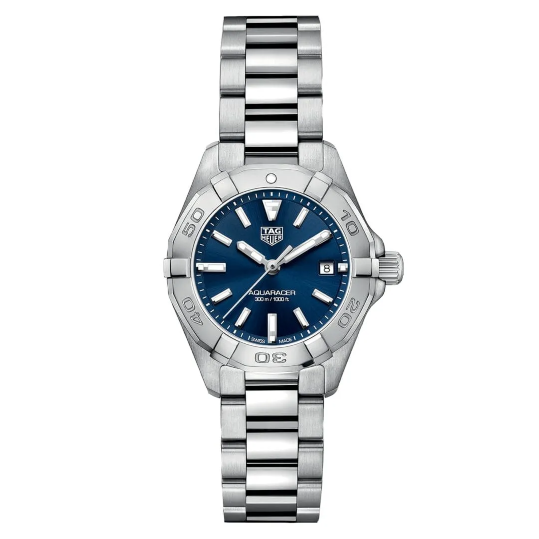 TAG Heuer Blue Sunray Dial 27mm Lady Aquaracer Watch