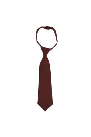 Tie, Unisex Burgundy, Velcro Adjustable