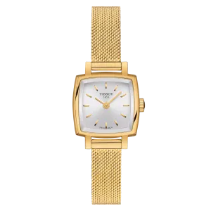 Tissot T-Lady Lovely Square Silver Dial Women 20mm