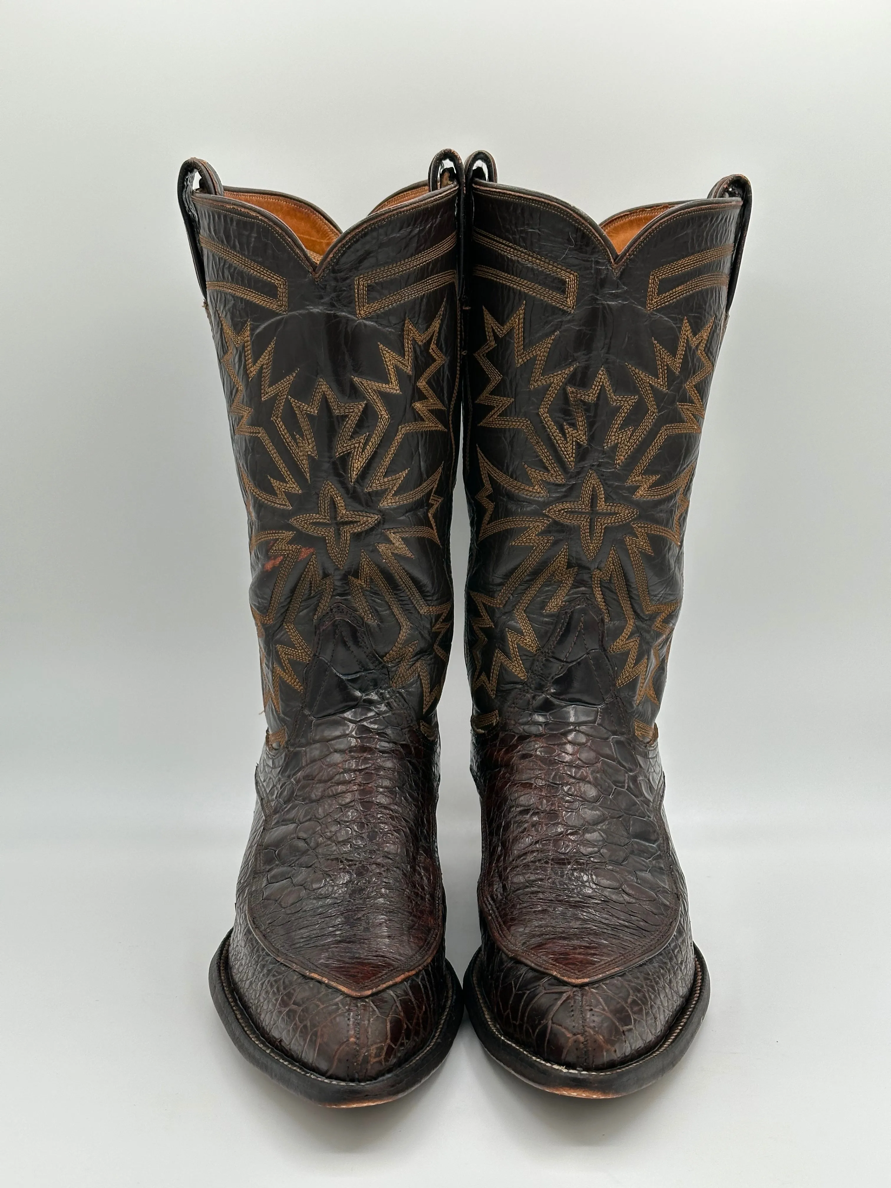 Tony Lama 1960s Preban Sea Turtle Cowboy Boots size 10 D