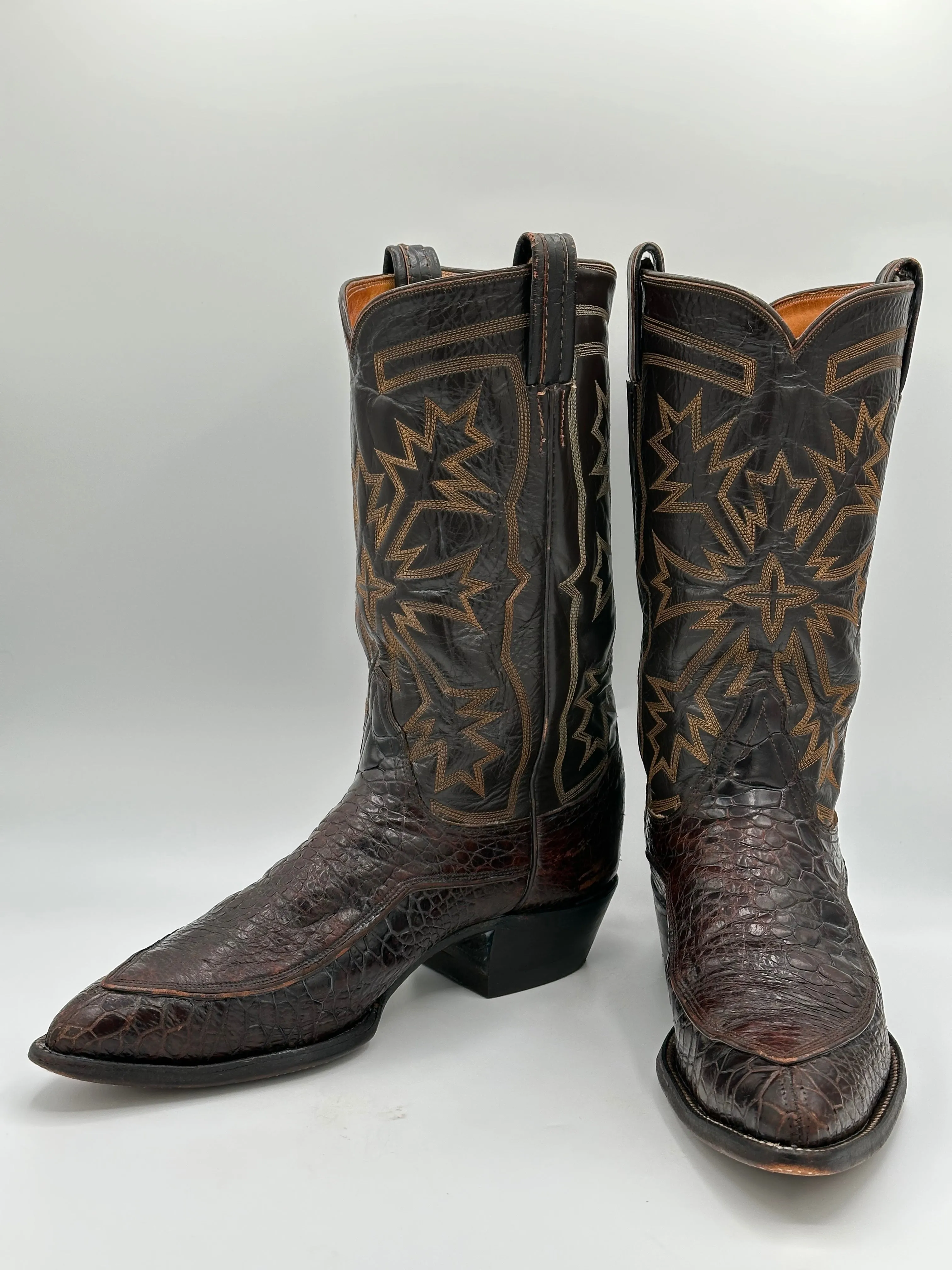 Tony Lama 1960s Preban Sea Turtle Cowboy Boots size 10 D